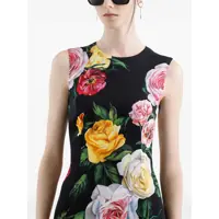 Imbracaminte Dolce & Gabbana Dama - Rochii elegante Dolce & Gabbana Floral Print Dress BLACK Femei (BM 16805541) - B-mall.ro