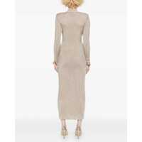 Rochii Self-Portrait Dama - Rochii elegante Self-Portrait Knit Maxi Dress GOLD Femei (BM 16805565) - B-mall.ro