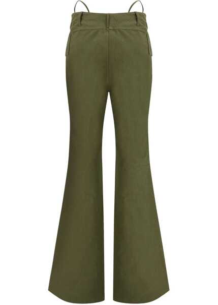 Pantaloni casual R13 Flare Pant OLIVE Femei (BM 16805646) 2