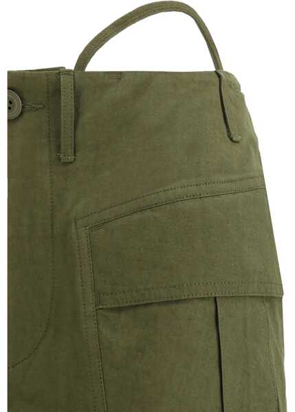 Pantaloni casual R13 Flare Pant OLIVE Femei (BM 16805646) 3