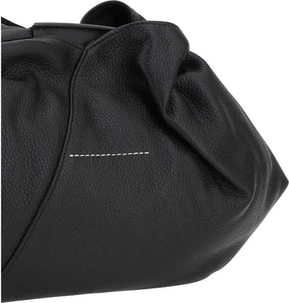 Genti de mana MM6 Maison Margiela Leather Handbag BLACK Femei (BM 16805931) 4