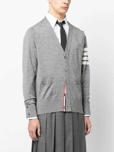 Cardigane Thom Browne Cardigan PALE GREY Barbati (BM 16806051) 3
