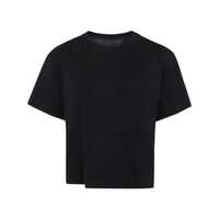 Tricouri Sacai Sacai Nylon Twill Mix Cotton Jersey T-Shirt Clothing
