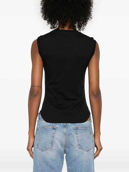 Topuri THE ATTICO The Attico Reese Tank Top Black Femei (BM 16807148) 4
