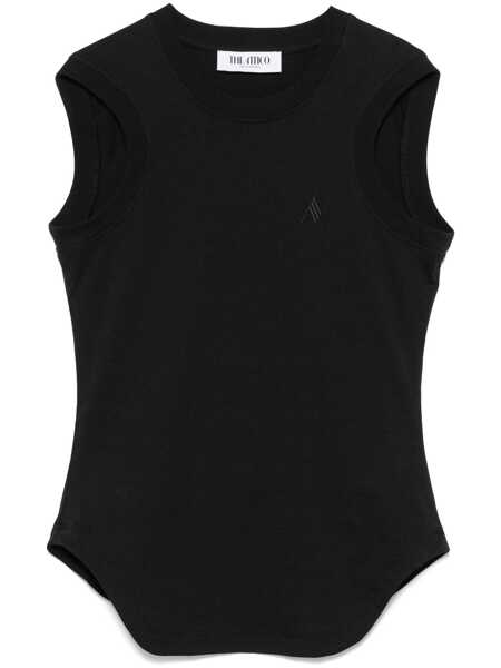 Topuri THE ATTICO The Attico Reese Tank Top Black Femei (BM 16807148) 1