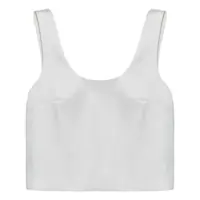 Topuri Self-Portrait Self-Portrait Bonded Satin Vest