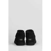 Bocanci pentru Barbati - Bocanci UGG UGG Classic Ultra Mini Low Heels Ankle Boots Black Barbati (BM 16807766) - B-mall.ro