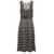 Elisabetta Franchi Belted knitted dress Black  
