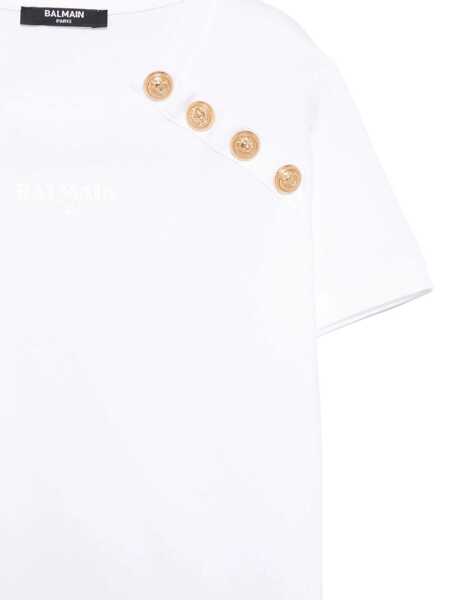 Tricouri Balmain T-SHIRT/TOP White Baieti (BM 16808726) 3