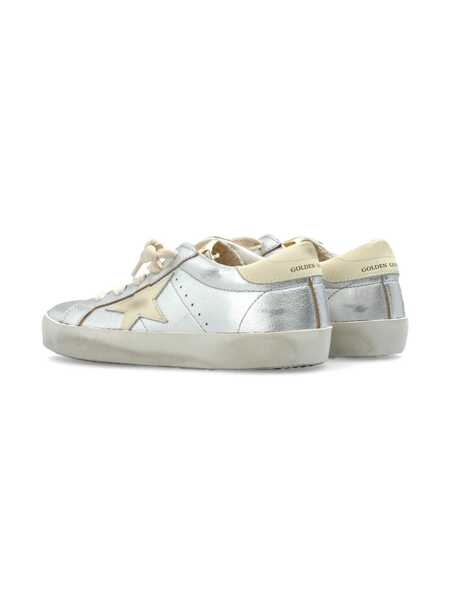 Sneakers Golden Goose SUPER STAR LAMINATED UPPER LEATHER STAR AND HEEL Silver Fete (BM 16808909) 3