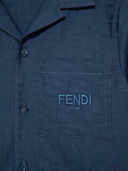 Camasi Fendi FF COTTON SHIRT Multicolor Baieti (BM 16809242) 3
