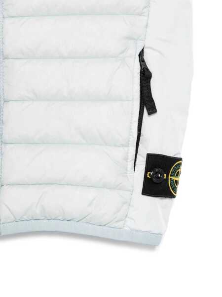 Geci de iarna Stone Island DOWN JACKET Light Blue Baieti (BM 16809389) 3