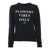 Elisabetta Franchi Black sweater with writing Black  