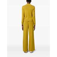 Imbracaminte Dama pagina 620 - Pulovere Elisabetta Franchi Tricot yellow sweater with logo Yellow Femei (BM 16809425) - B-mall.ro