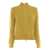 Elisabetta Franchi Tricot yellow sweater with logo Yellow