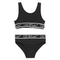 Costume de baie intregi BOOKISH LOGO BAND BIKINI BLACK - BLACK Fete