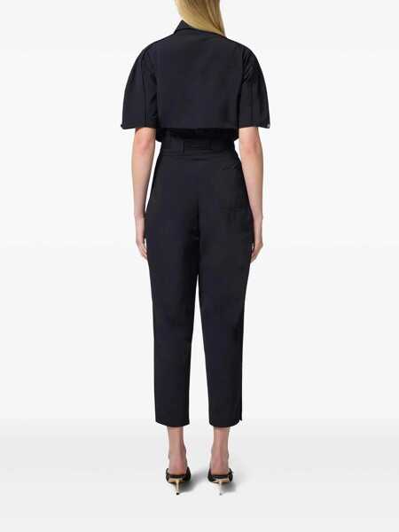 Pantaloni Elisabetta Franchi Belted trousers Black   Femei (BM 16809518) 3