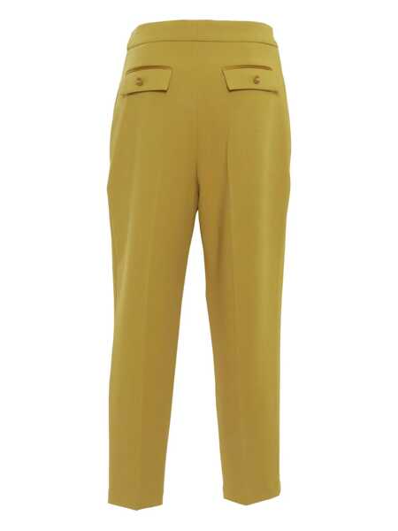 Pantaloni Elisabetta Franchi Elegant yellow trousers Yellow Femei (BM 16809530) 2