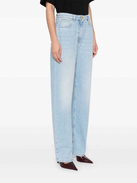 Blugi drepti Elisabetta Franchi JEANS Light Blue Femei (BM 16809551) 3