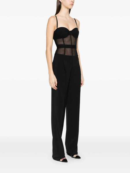 Salopete Elisabetta Franchi Black elegant jumpsuit Black   Femei (BM 16809662) 3