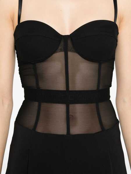 Salopete Elisabetta Franchi Black elegant jumpsuit Black   Femei (BM 16809662) 5