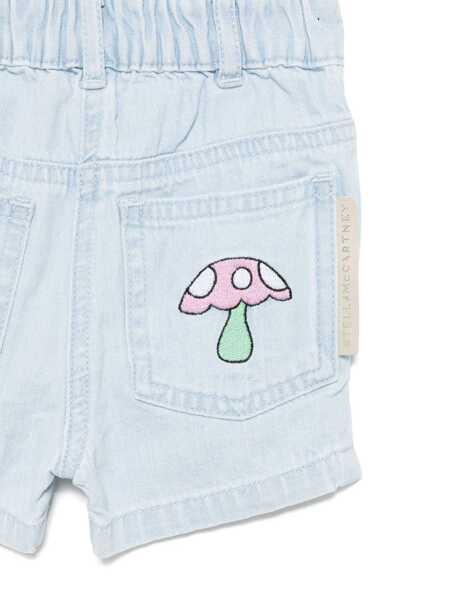 Pantaloni scurti Stella McCartney SHORTS Light Blue Fete (BM 16809695) 3