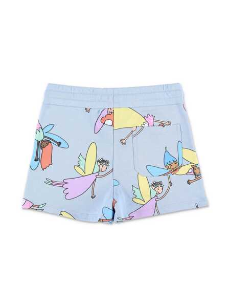 Pantaloni scurti Stella McCartney JERSEY SHORTS Light Blue Fete (BM 16809704) 2
