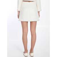 Fuste Self-Portrait Dama - Fuste Self-Portrait Boucl Mini Skirt Beige Femei (BM 16810157) - B-mall.ro
