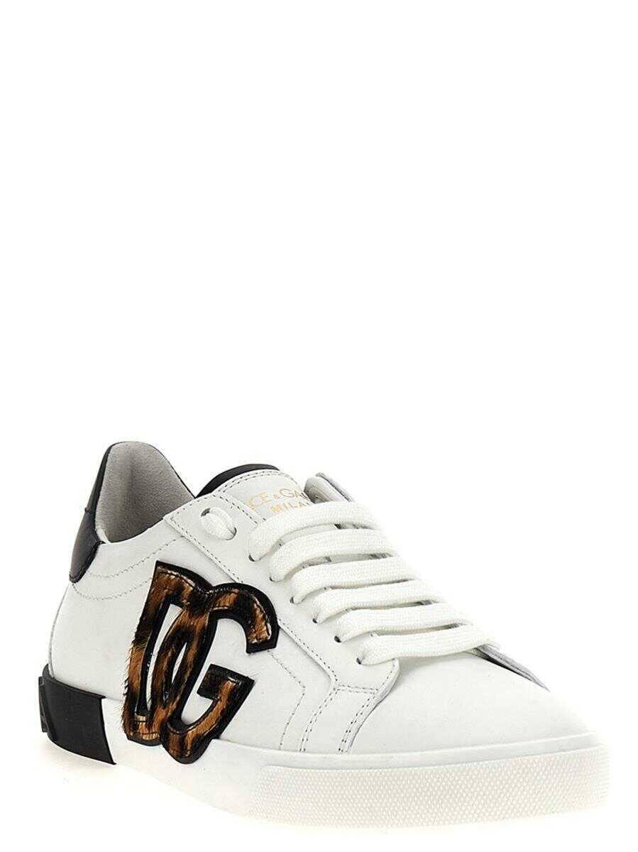Sneakers Dolce & Gabbana Dolce & Gabbana Portofino Sneakers WHITE Femei (BM 16810940) 3
