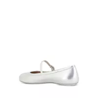 Balerini Gianvito Rossi Dama - Balerini Gianvito Rossi Gianvito Rossi Carla Nappa Silk Washed Ballerina Shoes GREY Femei (BM 16811525) - B-mall.ro