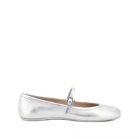 Balerini Gianvito Rossi Carla Nappa Silk Washed Ballerina Shoes Femei