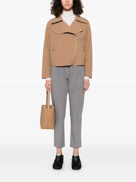 Geci biker Herno Herno Biker Jacket Brown Femei (BM 16811651) 2