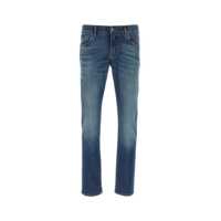 Blugi Dolce & Gabbana Logo Embroidery Jeans Barbati