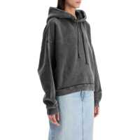 Bluze de trening Faded Black Loose Fit Hoodie Barbati