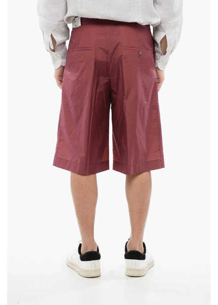 Pantaloni scurti CORNELIANI Blended Cotton Shorts With Hidden Fastening Red Barbati (BM 16814913) 2