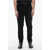 AllSaints Velvet Skinny Fit Lyra Pants With Satin Trims Black