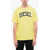 Diesel Red Tag Cotton T-Just-N10 Crew-Neck T-Shirt With Velvet Logo Yellow