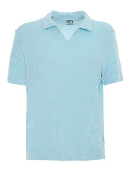 Tricouri Polo Fedeli POLO S/S KNITTED MAN Light Blue Barbati (BM 16815257) 1
