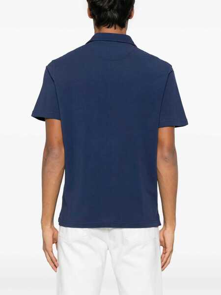 Tricouri Polo Fedeli POLO-SHIRT S/S KNITTED MAN Blue Barbati (BM 16815299) 3