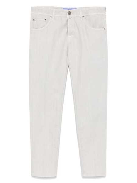 Blugi drepti Jacob Cohen CROPPED SLIM FIT 5 POCKET PANTS Gray Barbati (BM 16815536) 1