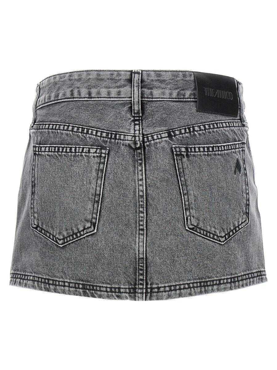 Fuste THE ATTICO The Attico Multipocket Mini Skirt GRAY Femei (BM 16816703) 2