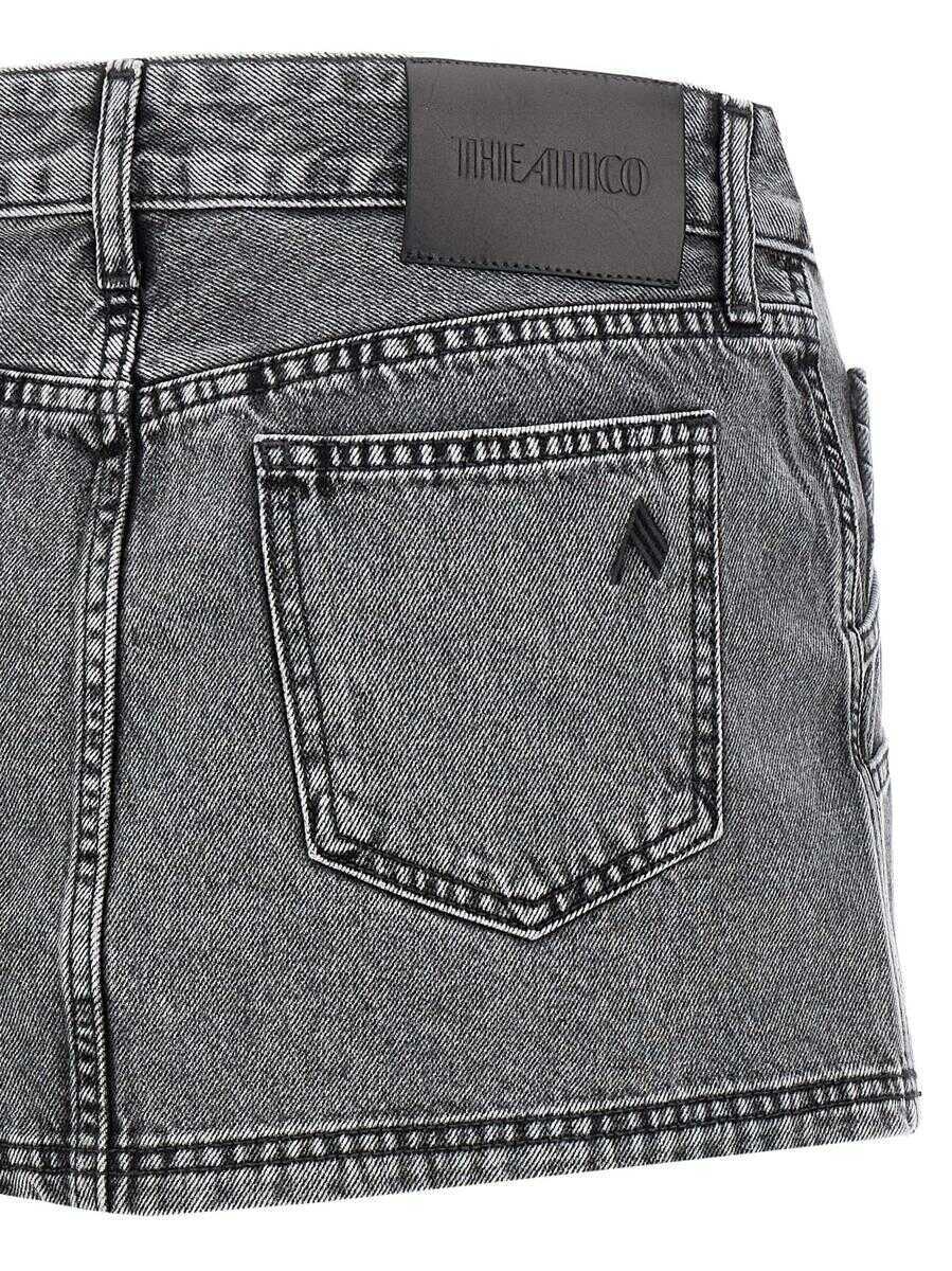 Fuste THE ATTICO The Attico Multipocket Mini Skirt GRAY Femei (BM 16816703) 4