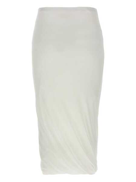 Fuste Jil Sander Jil Sander Twisted Midi Skirt WHITE Femei (BM 16819628) 2