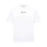 Tricouri Lanvin Bouclette Script Logo T-Shirt Clothing Barbati