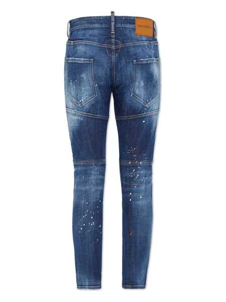 Blugi DSQUARED2 DSQUARED2 Tidy Biker Jeans BLUE Barbati (BM 16821392) 2