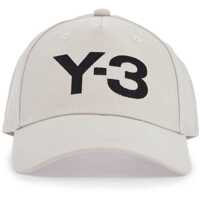 Sepci Gray Cotton Cap With Large Logo And Curved Brim Barbati
