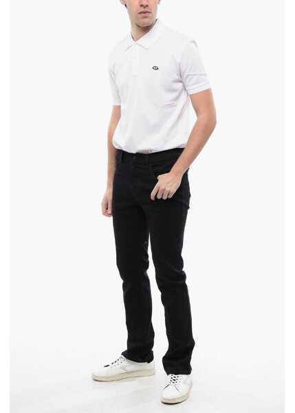 Blugi slim fit Diesel Library Slim Fit 2021-Nc Bootcut Jeans 20Cm L.32 Black Barbati (BM 16822224) 4