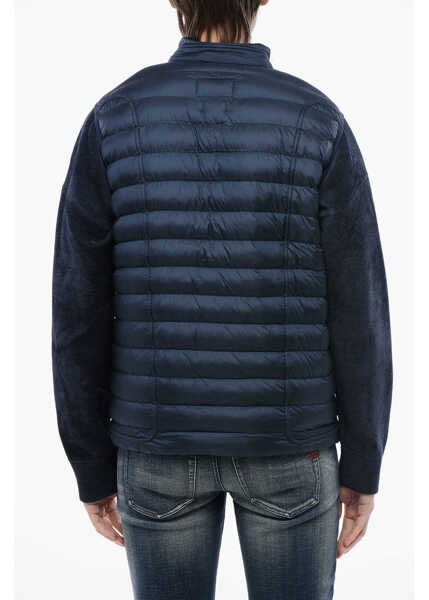 Jachete Diesel Sleveless Quilted W-Hawkyl-Sl Lightweight Jacket Blue Barbati (BM 16822230) 2