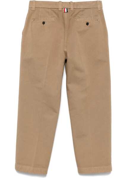 Pantaloni casual Thom Browne Cotton Pants CAMEL Barbati (BM 16822518) 2