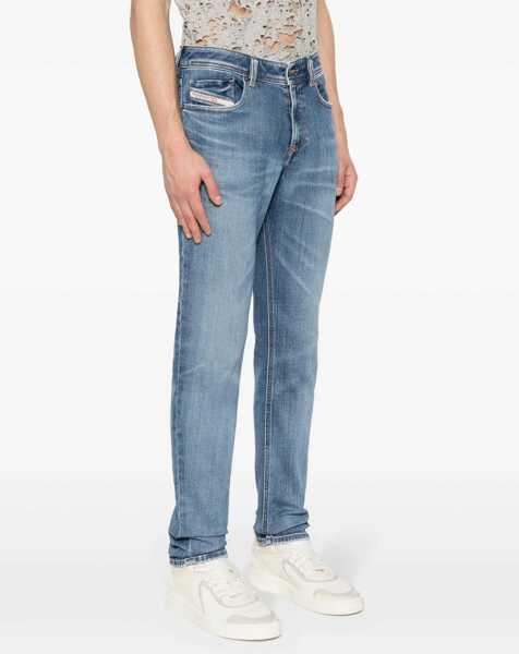 Blugi slim fit Diesel Low Waisted Skinny Fit 1979 Sleenker Jeans 15Cm L.32 Blue Barbati (BM 16822749) 3